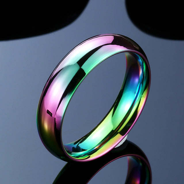 Titanium Rainbow Ring