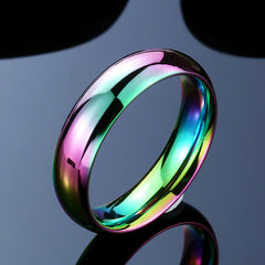 Titanium Rainbow Ring Fanduco