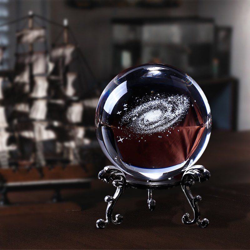 Galaxy In A Crystal Ball