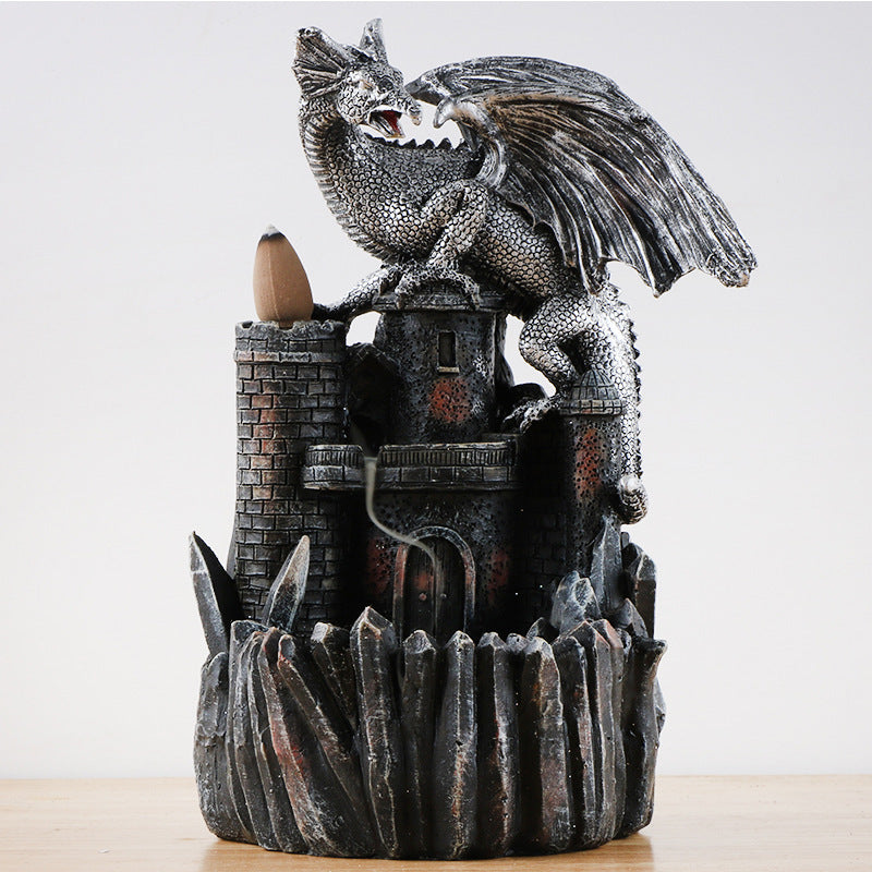Dragon Castle Backflow Incense Burner