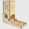 Wood Castle Dice Tower & Tray