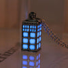 Glow In The Dark Police Box Necklace
