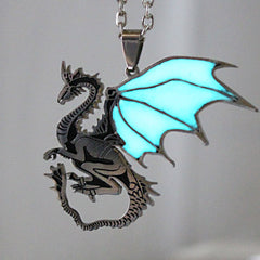 Glow in the dark deals dragon necklace