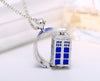 Rotating Police Box Necklace
