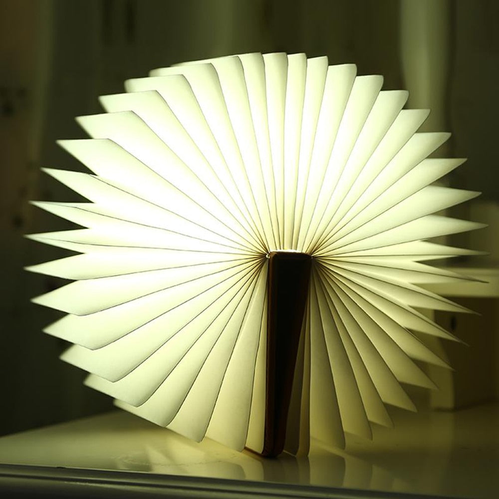 Portable Romantic Book Night Light