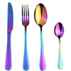 Awesome Rainbow Steel Cutlery Set