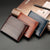 Rich Wood Grain Leather Wallet