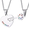 Key To My Heart Pride Necklaces