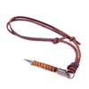 Vintage Arrow Leather Necklace