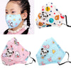 Valved Air Mask With Replaceable PM2.5 Filters For Children