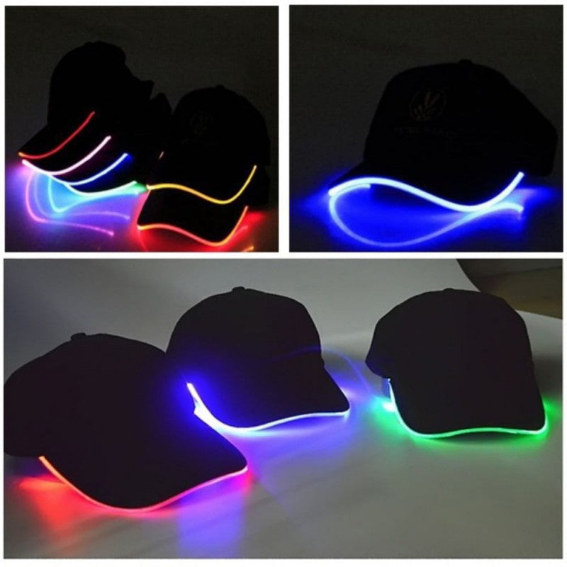 Rainbow LED Baseball Caps