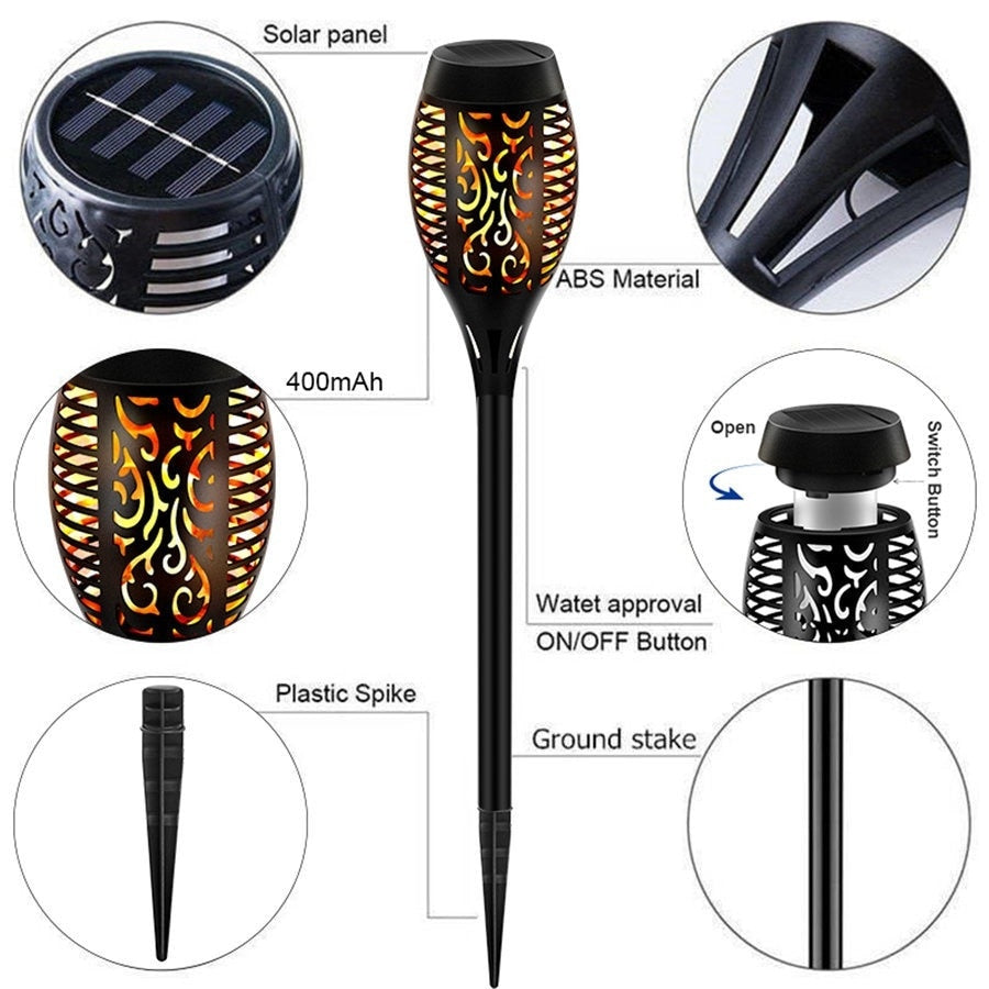 Solar-Powered Flame Torch