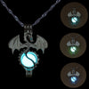 Wyvern's Orb Glow In The Dark Necklace
