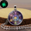 Sacred Geometry Glow In The Dark Necklace