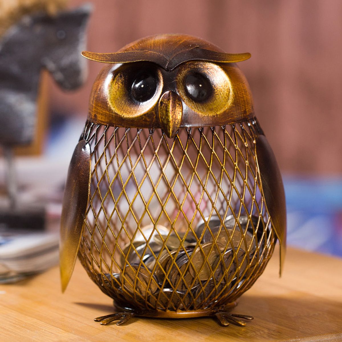 Vintage Owl Coinbank