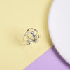 The Cat And The Moon Sterling Silver Ring