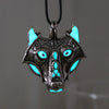 Glow In The Dark Fenrir Wolf Necklace