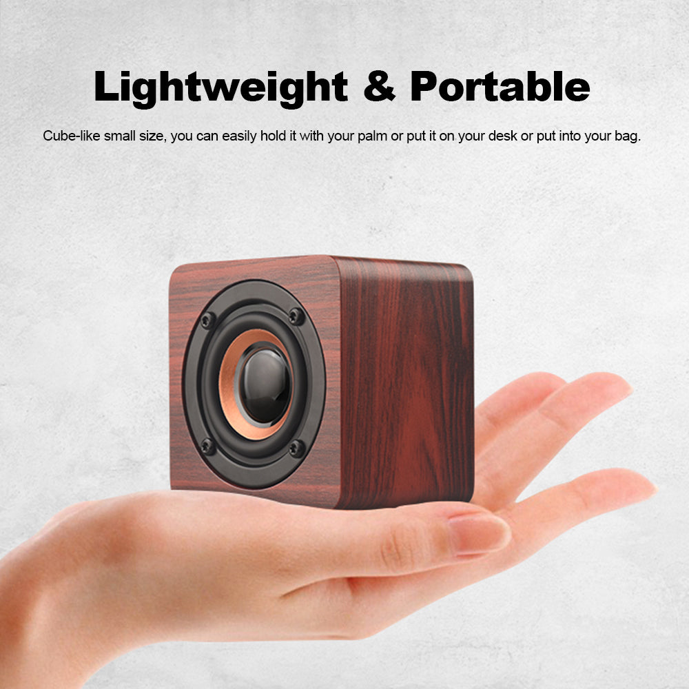Natural Wood Bluetooth Speaker