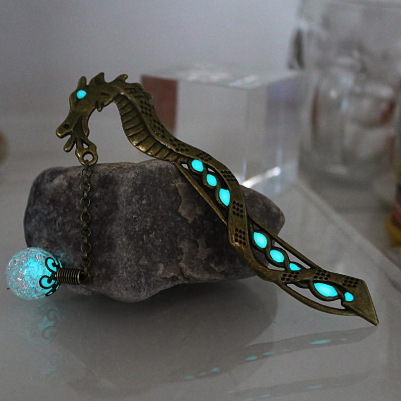 Fanduco Bookmark Luminous Book Wyrm Bookmark
