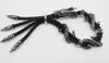Fanduco Bracelets Black w/ Blue crystal Coiling Dragon Bracelet