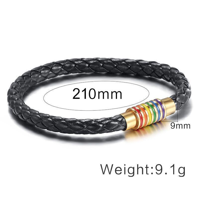 Fanduco Bracelets Genuine Leather Pride Bracelet