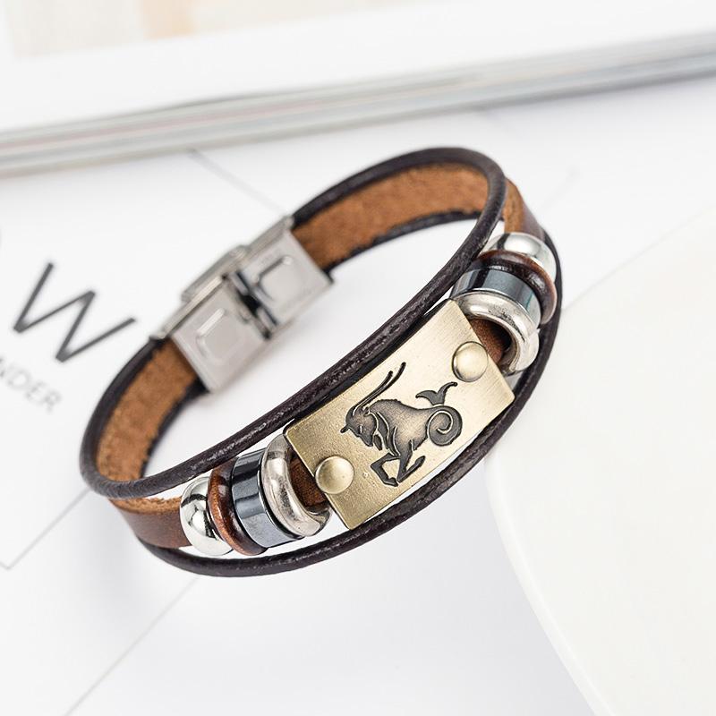 Fanduco Bracelets Grecian-Style Zodiac Bracelets