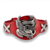 Fanduco Bracelets Red The Ultimate Rider's Leather Cuff Bracelet