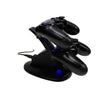 Fanduco Charger Dual USB Charging Dock for PlayStation 4 Controllers