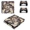 Fanduco Console Skins Grey Camo Skin Decals For Playstation 4 Slim & 2 Controllers
