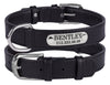Fanduco Dog Collars Black / S / Yes Genuine Italian Leather Pet Collars w/ Personalized Nameplates