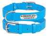 Fanduco Dog Collars Blue / S / Yes Genuine Italian Leather Pet Collars w/ Personalized Nameplates