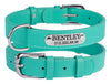 Fanduco Dog Collars Mint / S / Yes Genuine Italian Leather Pet Collars w/ Personalized Nameplates