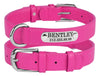 Fanduco Dog Collars Pink / S / Yes Genuine Italian Leather Pet Collars w/ Personalized Nameplates