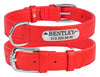 Fanduco Dog Collars Red / S / Yes Genuine Italian Leather Pet Collars w/ Personalized Nameplates