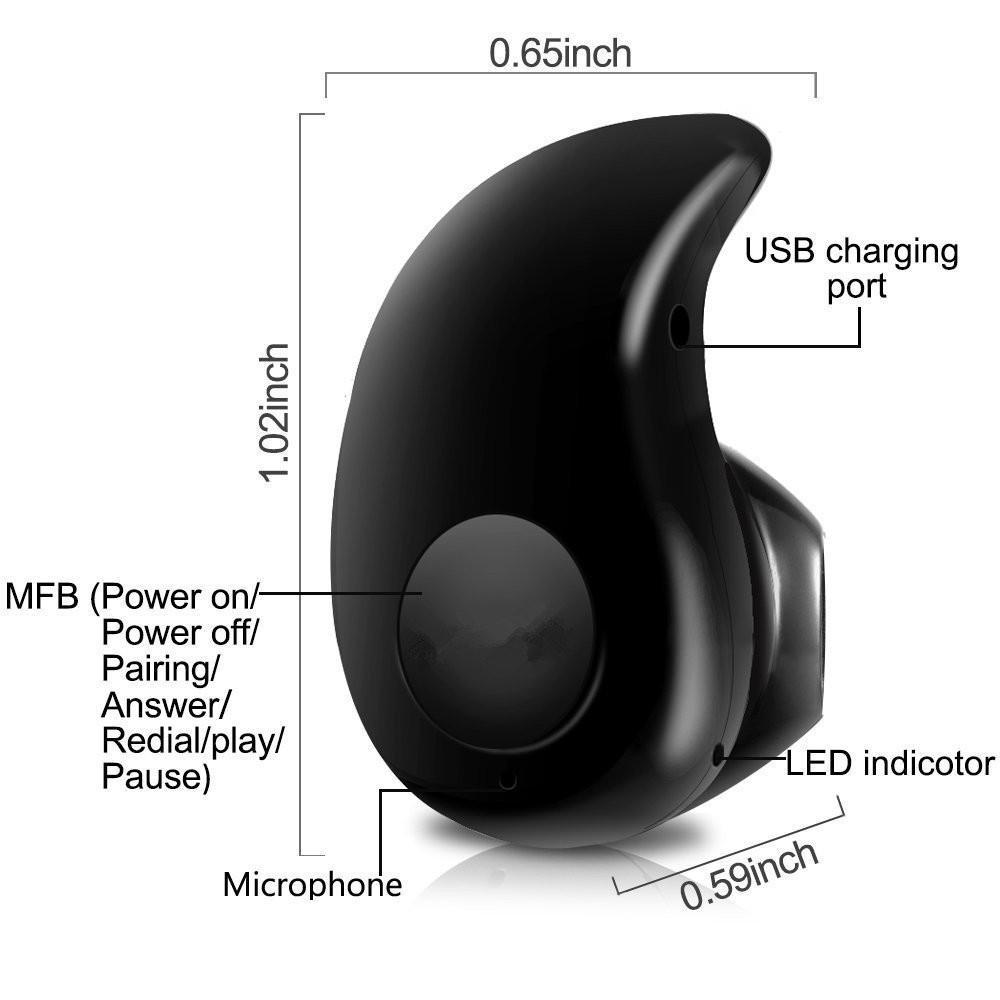 Fanduco Earphones Mini Bluetooth In-Ear Earbud with 4.0 Stereo Sound