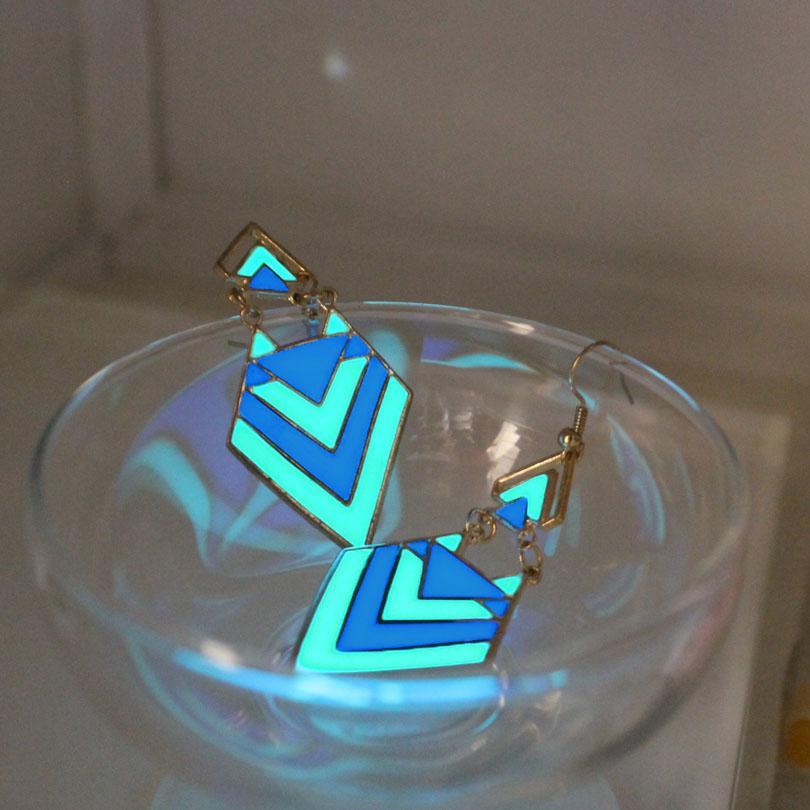 Fanduco Earrings Glow In The Dark Arrow Earrings