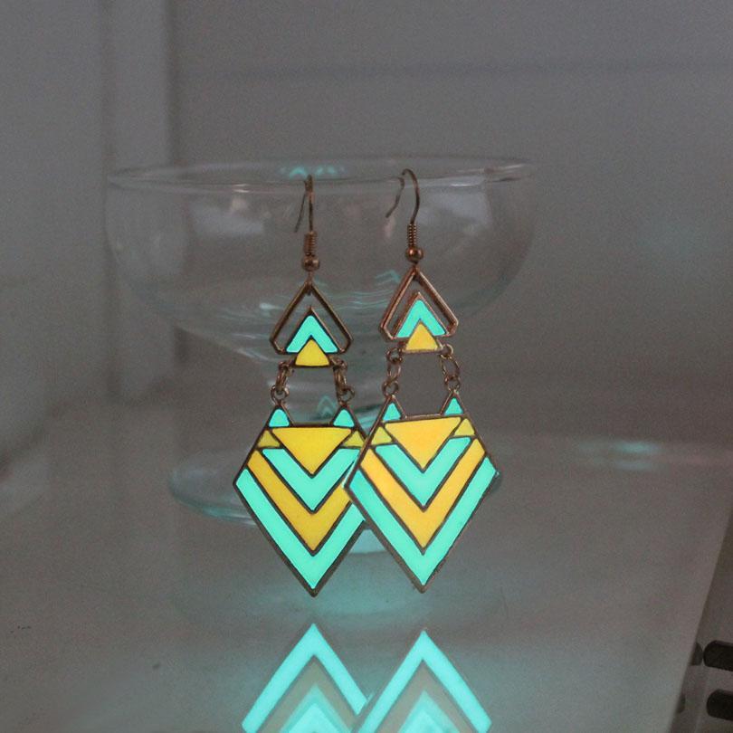 Fanduco Earrings Glow In The Dark Arrow Earrings