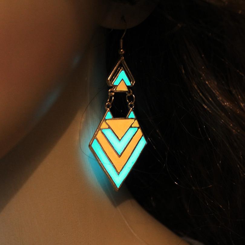 Fanduco Earrings Glow In The Dark Arrow Earrings