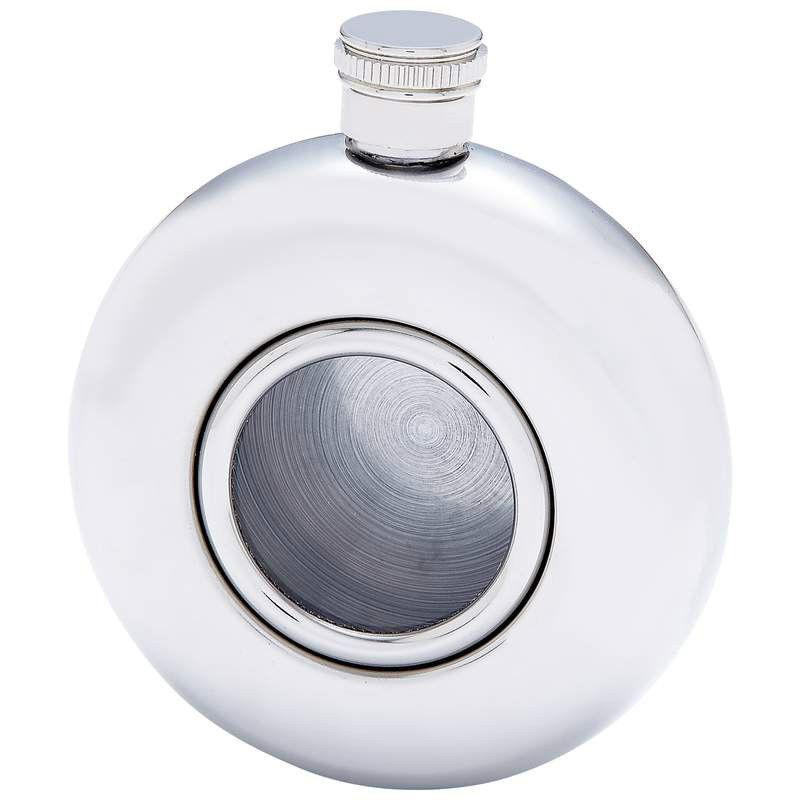 Fanduco Hip Flasks Silver Stainless Steel Portside Hip Flask