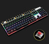 Fanduco Keyboards 104 Keys Black / Red Switch Mechanical Gaming Keyboard With Anti-Ghosting And Customizable Backlight