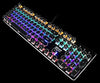 Fanduco Keyboards Black RGB / Black Switch Custom Typewriter Mechanical Keyboard for Gaming