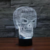 Fanduco Lamps Anatomical Skull 3D Hologram Lamp