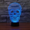 Fanduco Lamps Frontal View Anatomical Skull 3D Hologram Lamp