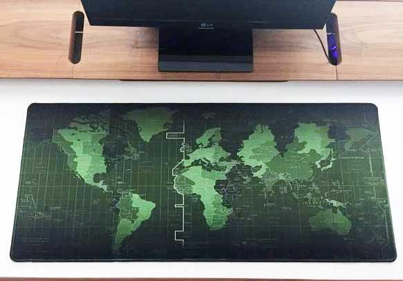 Fanduco Mouse Pads Gigantic Atlas Mouse Mat - Radar Edition