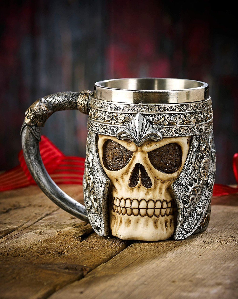 Fanduco Mugs Viking Warrior Skull Tankard