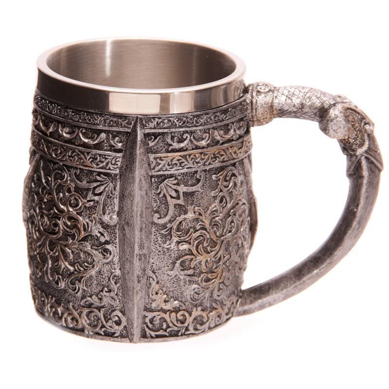 Fanduco Mugs Viking Warrior Skull Tankard