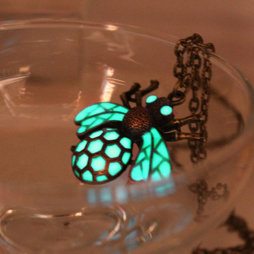 Fanduco Necklace Glowing Honeybee Necklace