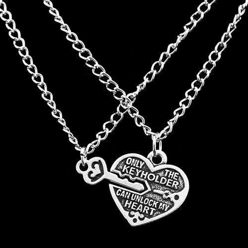 Fanduco Necklace Keyholder Heart Necklace