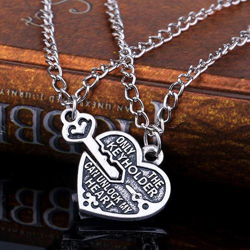 Fanduco Necklace Keyholder Heart Necklace