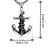 Fanduco Necklace Sterling Silver Anchor Necklace